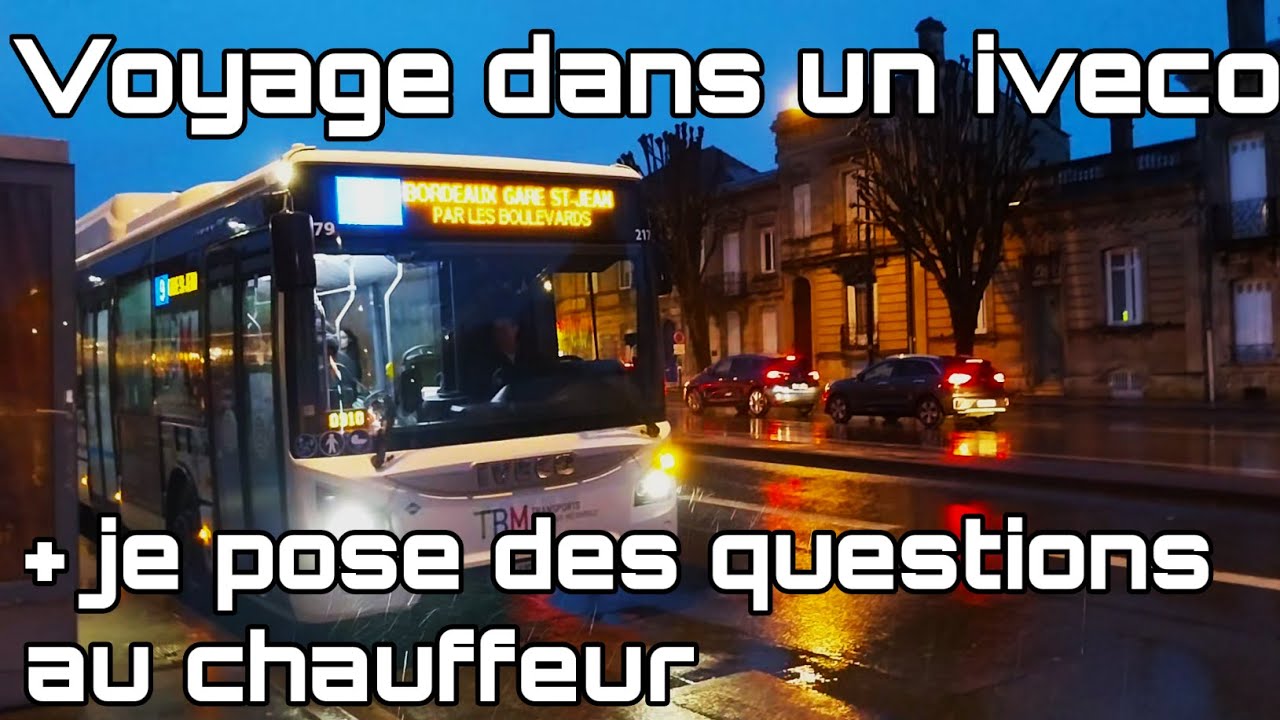 JE VOYAGE DANS UN IVECO SUR LA LIANES 9! + je pose des questions au conducteur 🚍