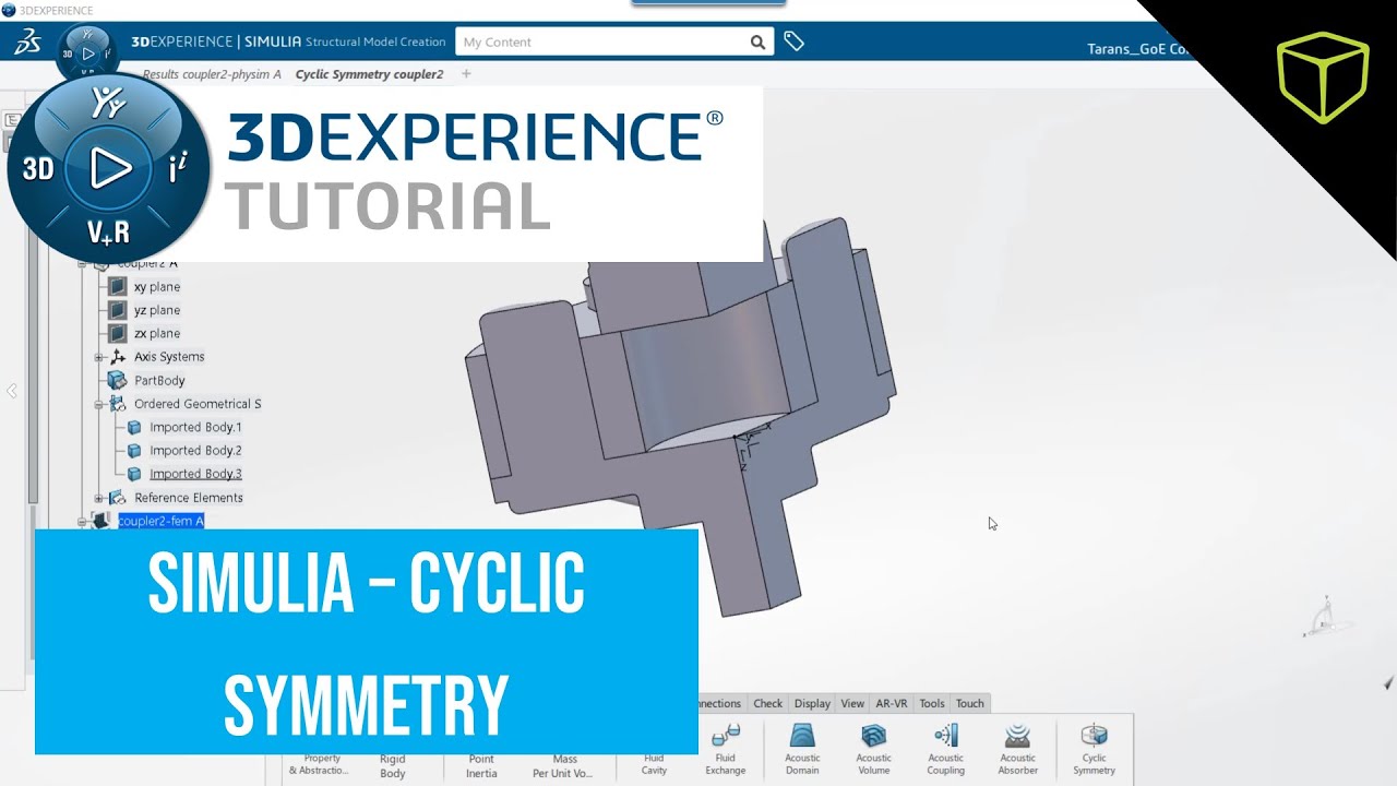 3DEXPERIENCE SIMULIA - Cyclic Symmetry