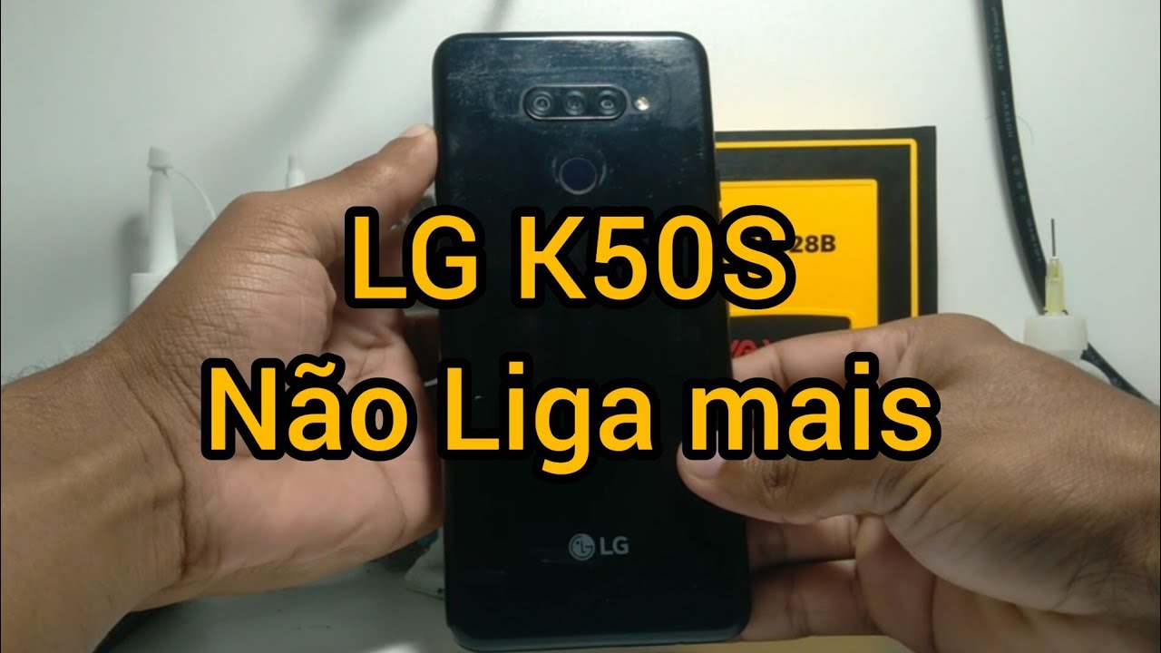 LG K50S Desliga e Não Liga mais
