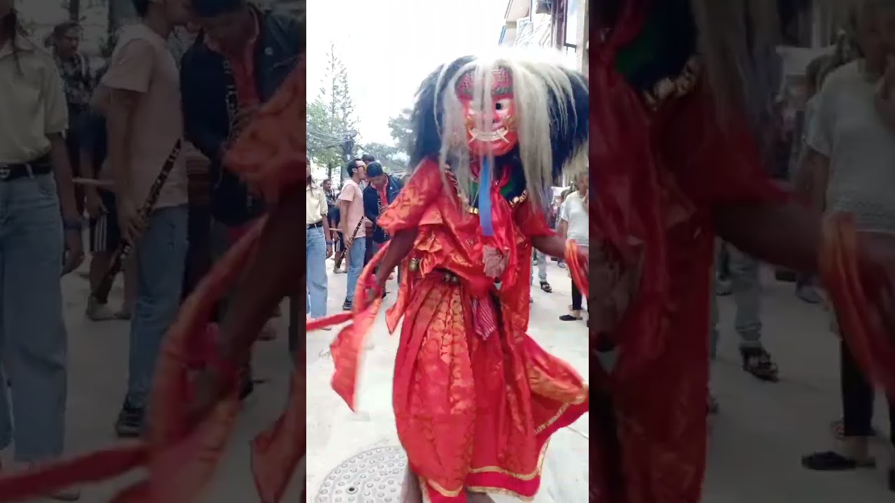 Jatra #culture #jatra #lakhey #newari #fun #festival #travelnepalwithdebesh #travelnepal #nepal