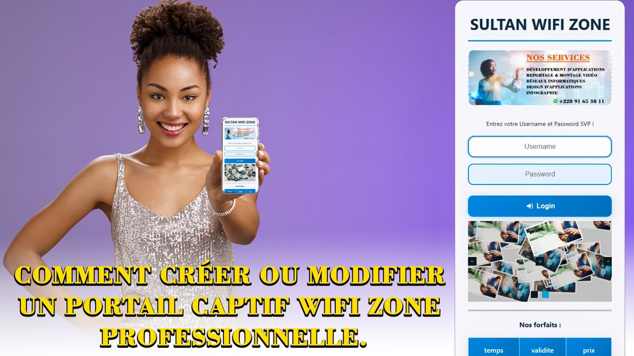 COMMENT CRÉER OU MODIFIER UN PORTAIL CAPTIF POUR UNE ZONE WIFI PROFESSIONNELLE.