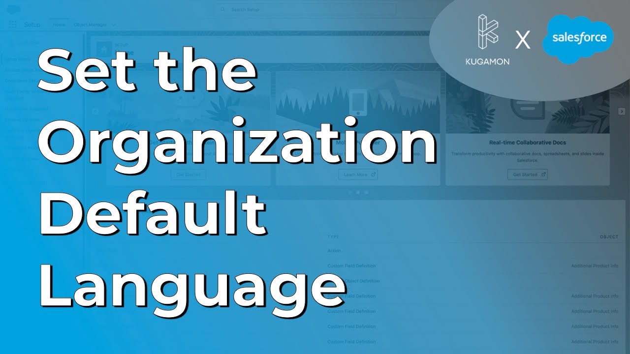 Set the Organization Default Language in Salesforce #tips