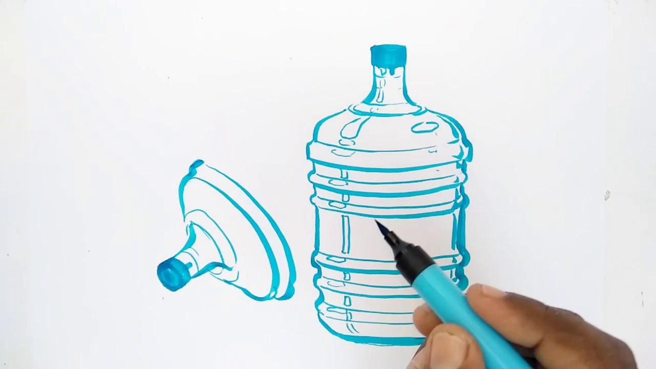பாலாஜி ஆர்ட்ஸ் ஓவியம் வரைவது எப்படி? - WATER CANE DRAWING - BALAJ ARTS DRAWING HOW TO DRAW