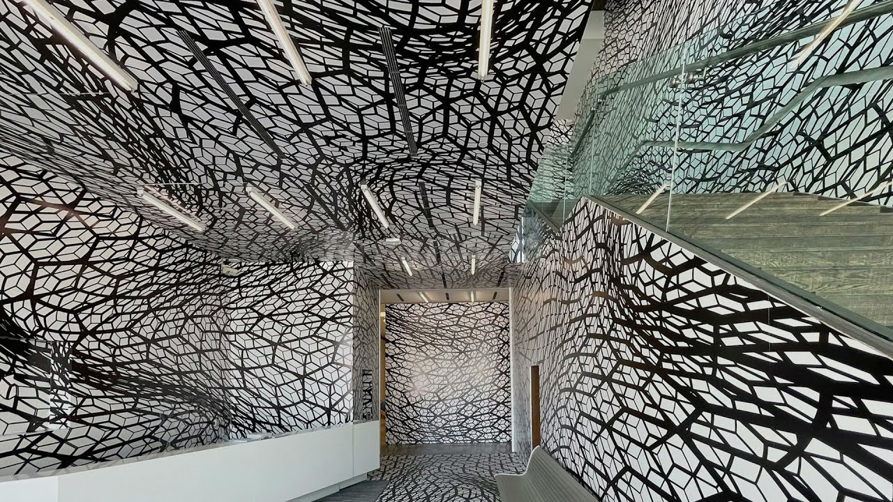 Instalaci&oacute;n Peter Kogler en Fundaci&oacute;n Proa - La Suite