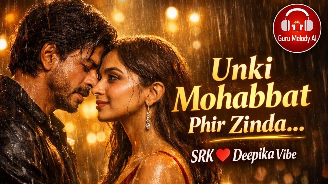 Teri Aankhon Ka Shehar | SRK ❤️ Deepika Vibe |  Bollywood Style Romantic Song 2026 (Fan Made)