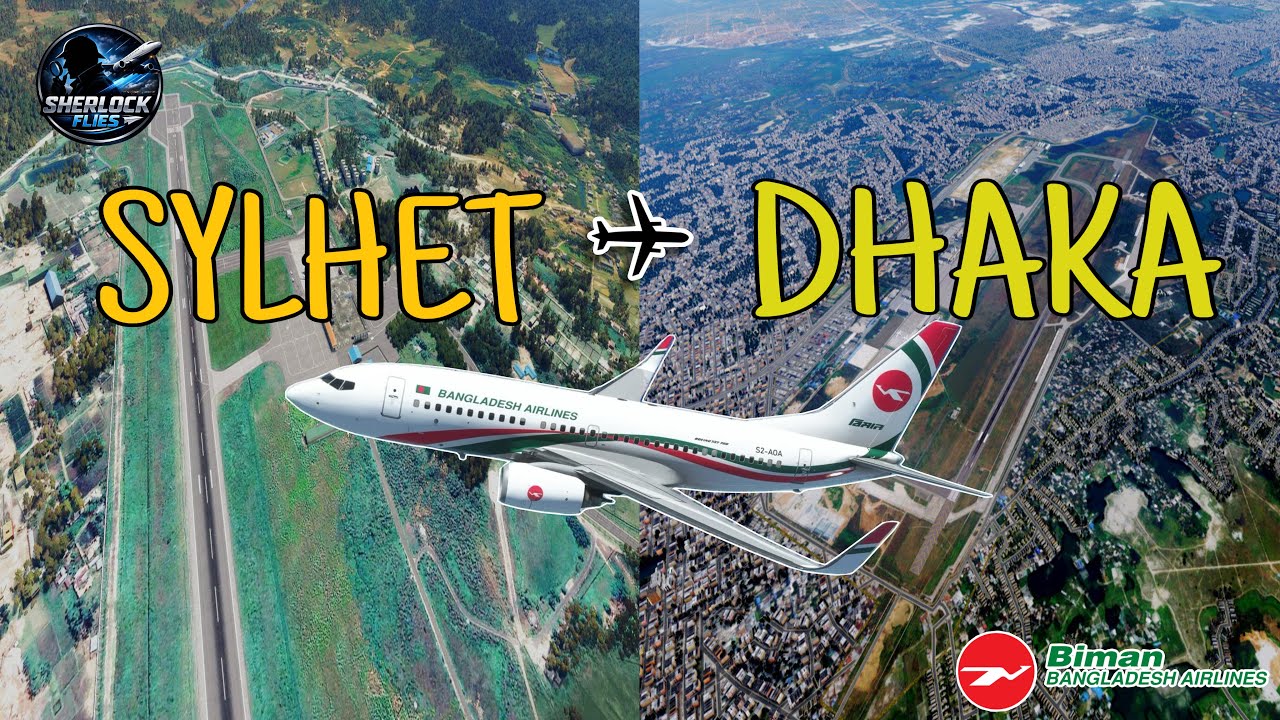 Sylhet to Dhaka | Biman Bangladesh Airlines | ZYL-DAC | Airbus A320Neo | Flight Simulator