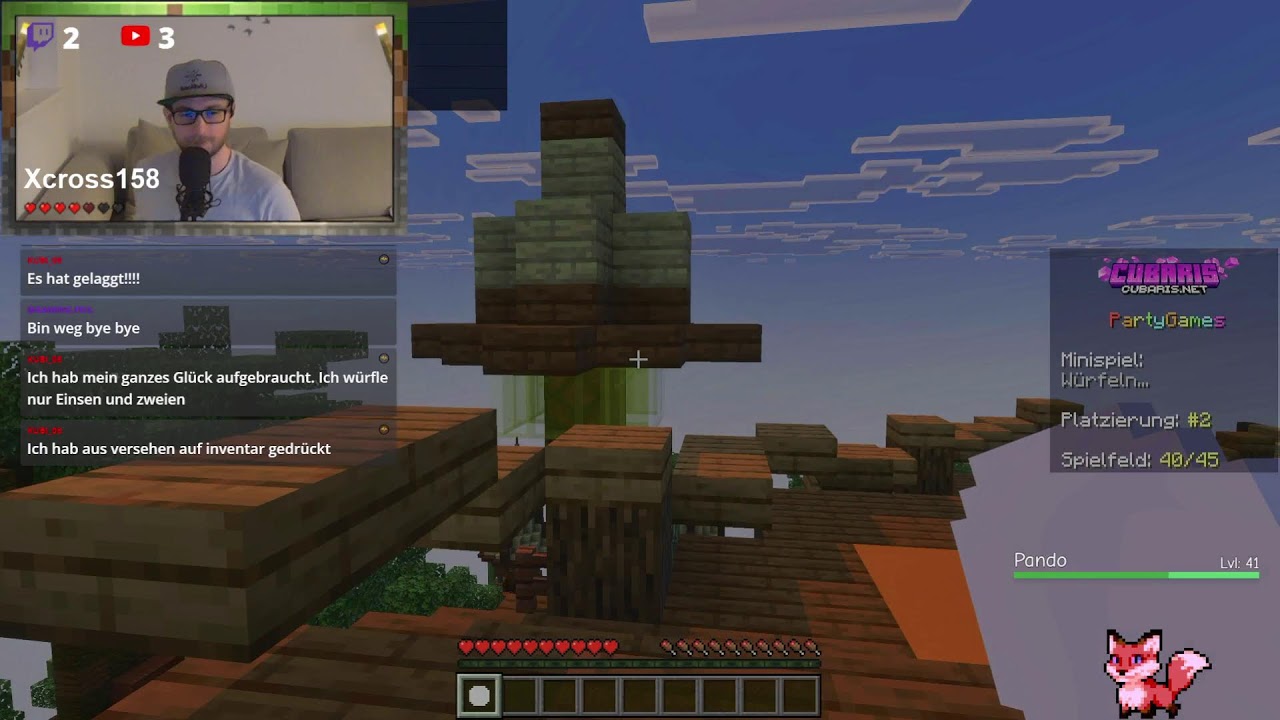 🔴 LIVE: cubaris.net ⛏️ Minecraft Community Projekt zum mitmachen !ip !dc