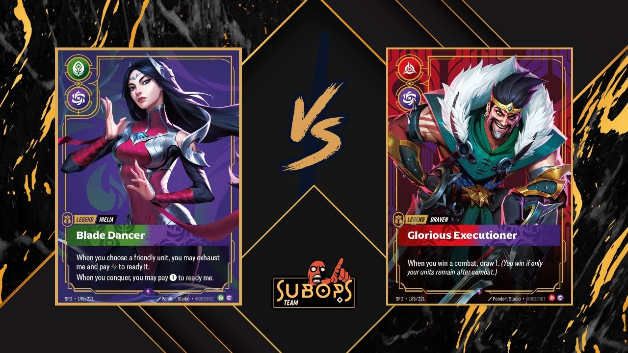 IRELIA VS DRAVEN - RIFTBOUND SPIRITFORGED LIVE GAMEPLAY! SUBHOUSE #1