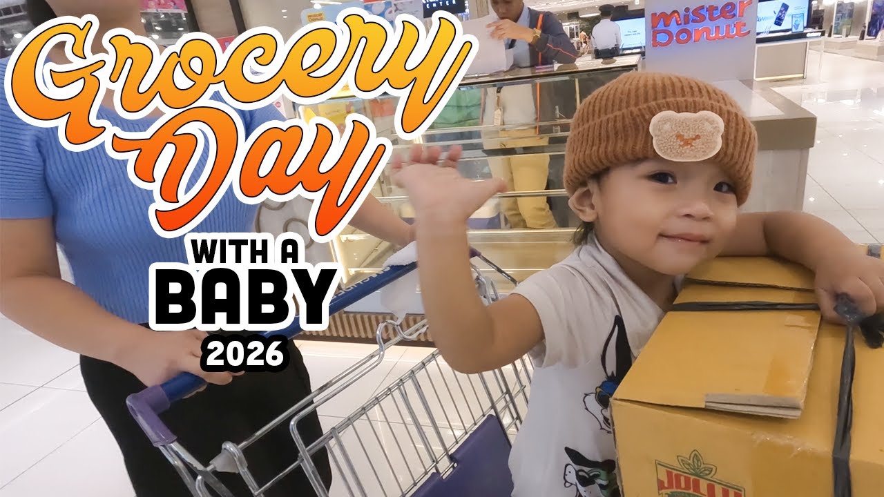 SM Fairview Family Vlog | Grocery Day with Our Baby Zach 👶🛒