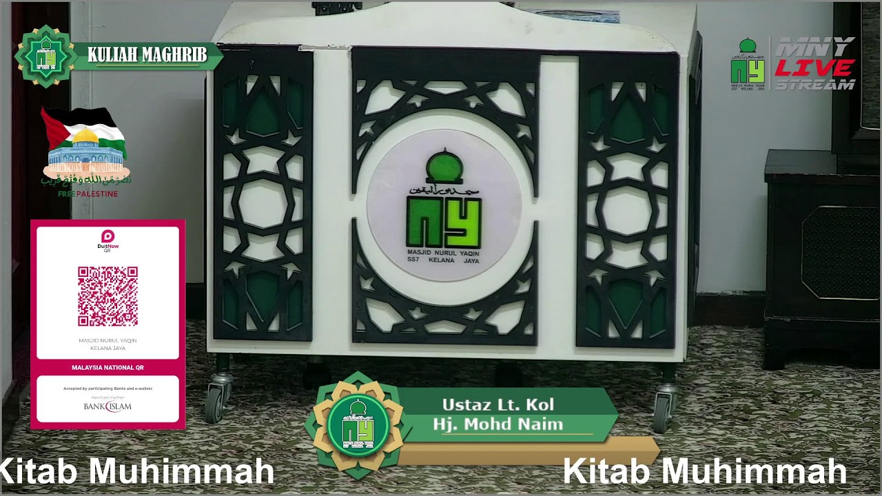 [ LIVE ] Kuliah Maghrib - Ust Lt. Kol Hj. Mohd Naim