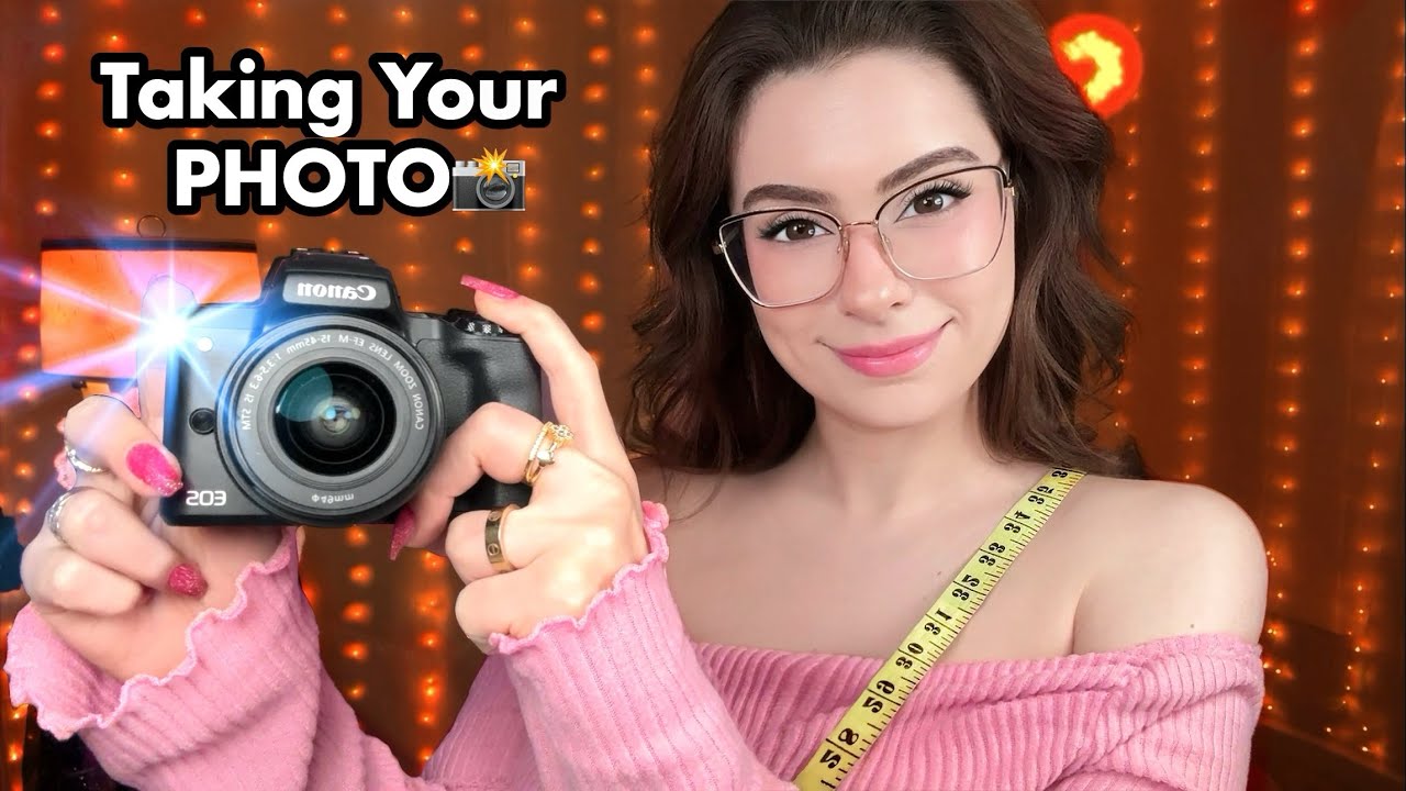 ASMR Taking Your Photos & Measuring You Roleplay 📸 Photoshoot for DEEP SLEEP 😴