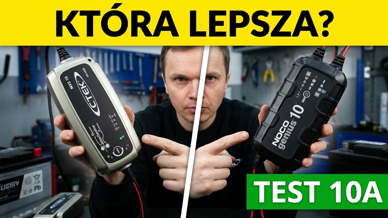 CTEK czy NOCO. Najpopularniejsze ładowarki 10A w Europie.