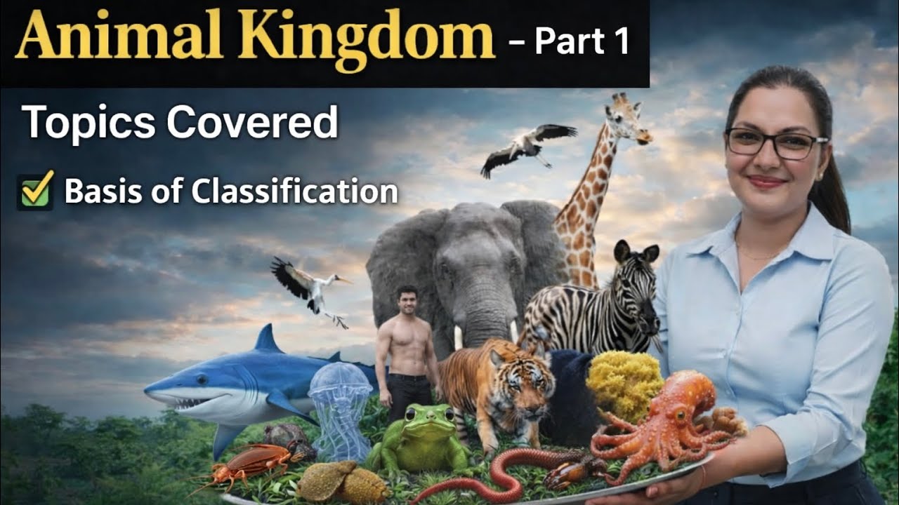 Animal Kingdom Part-1 | Basis of Classification | Class 11 Biology | NEET 