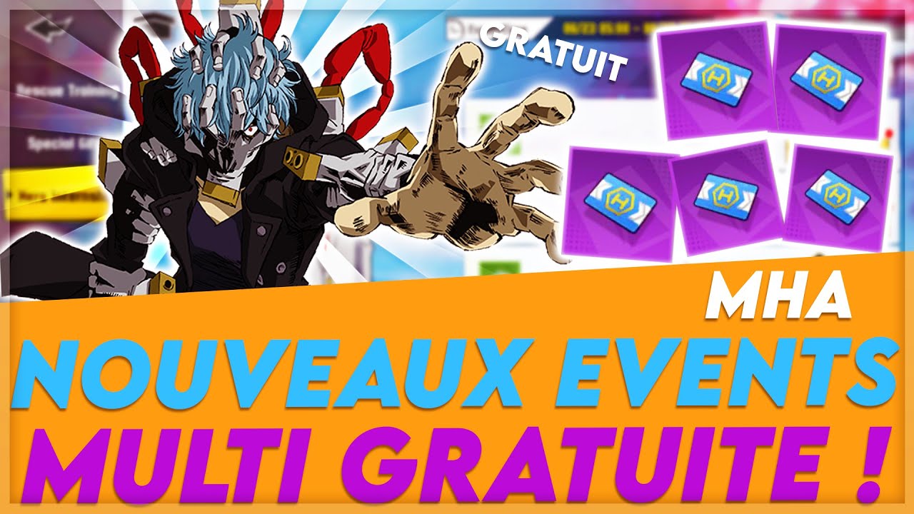 NOUVEAUX EVENTS ! UNE MULTI OFFERTE - MY HERO ACADEMIA STRONGEST HERO FR