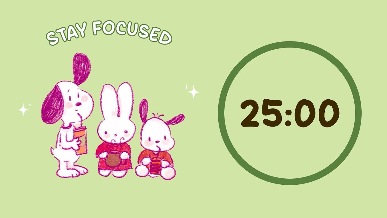 🐶 Study with Me | Enjoying Snacks Together | 25/5 Timer | Chill Lo-fi 🎶 | 4 Hour Focus Session