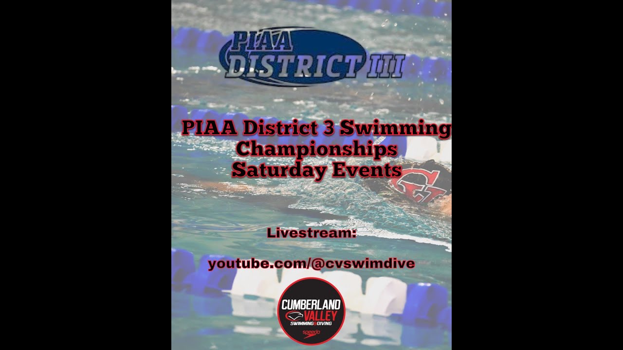 2025 PIAA District 3 Swimming Championships Day 2 (3-A  + 2-A Boys and Girls)