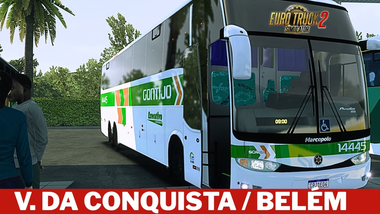 🚍VITORIA DA CONQUISTA X BELÉM  | COM A  GONTIJO | Euro Truck Simulator 2  MODBUS🚍 (Portrait)