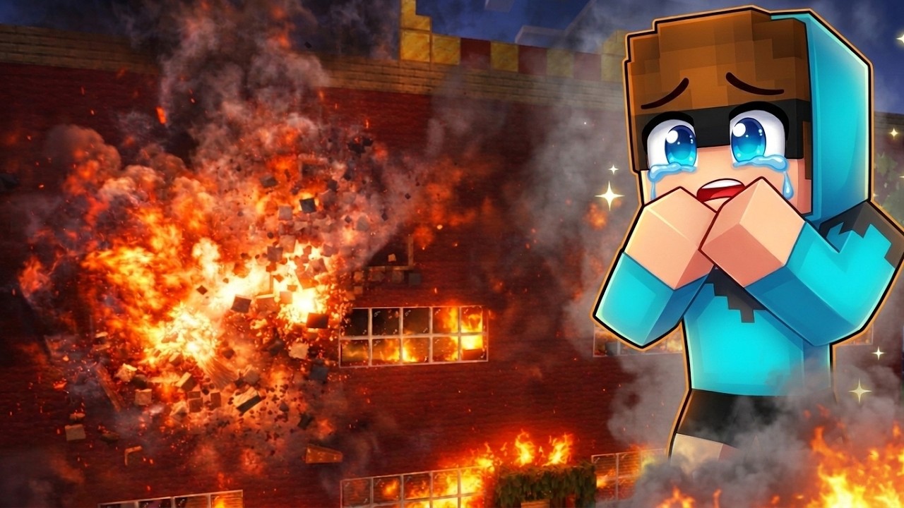 Kız Kardeşim Style Evini PATLATTI ! -Minecraft