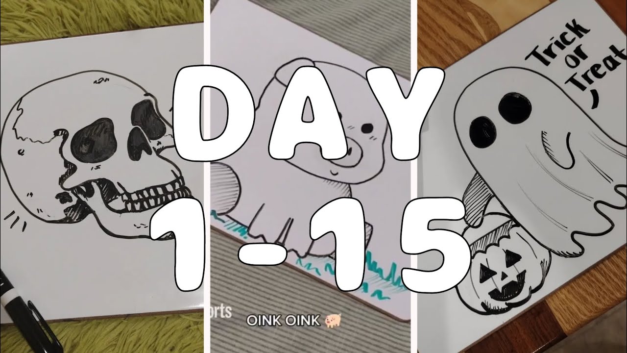 DAY 1-15 OF: drawing on a whiteboard everyday until I'm famous SERIES ✨