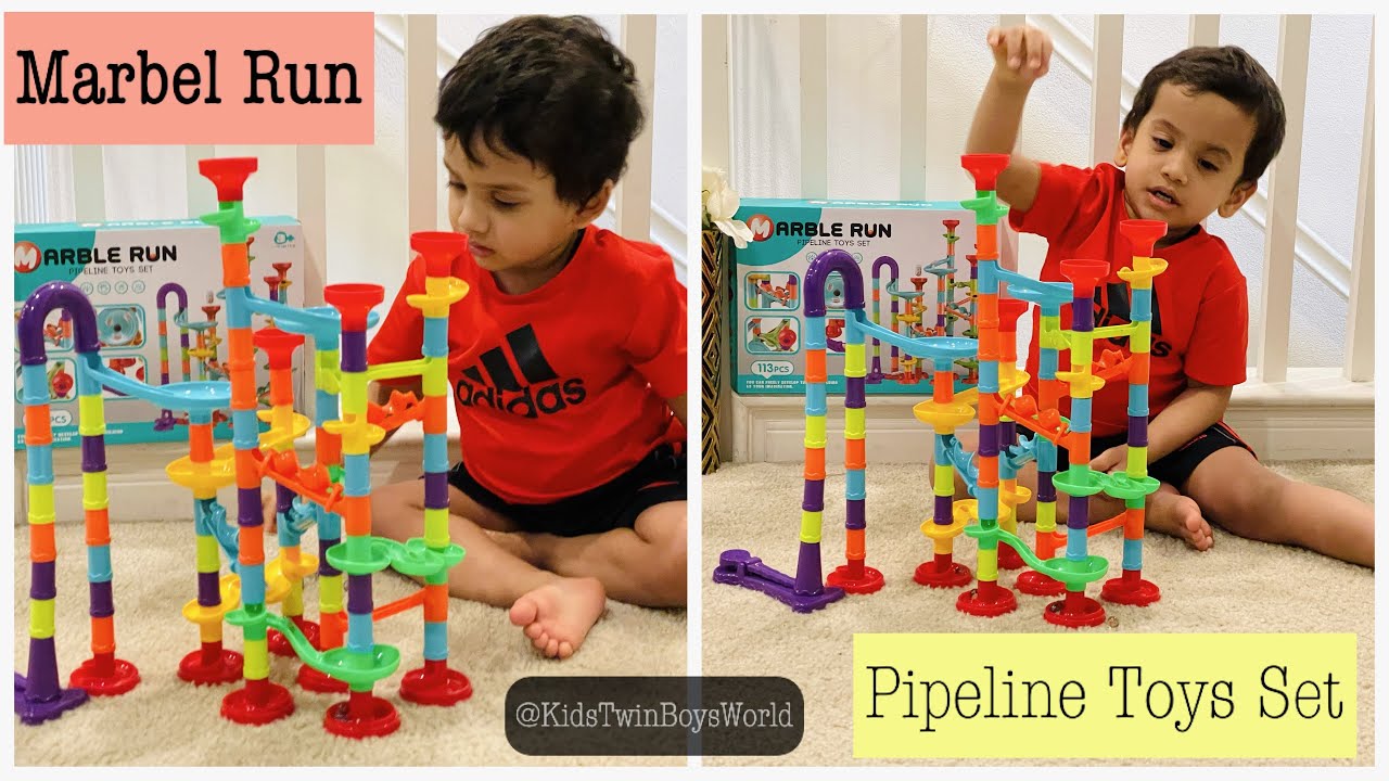 Marble Run Pipeline Toys Set | Toy Unboxing Fun 