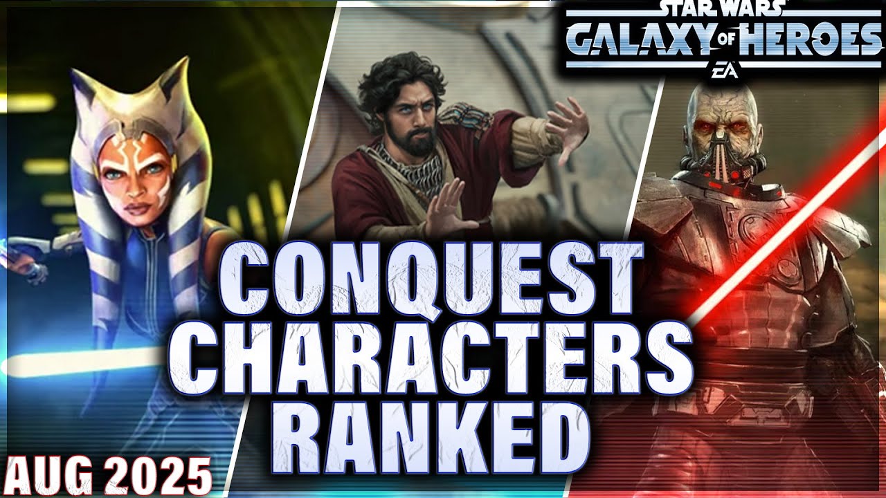 RANKING ALL CONQUEST UNITS IN THE GAME (August 2025) #swgoh #starwars