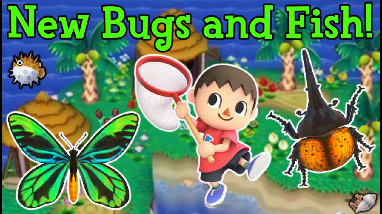 Speedrunning the New BUGS and FISH in Animal Crossing!