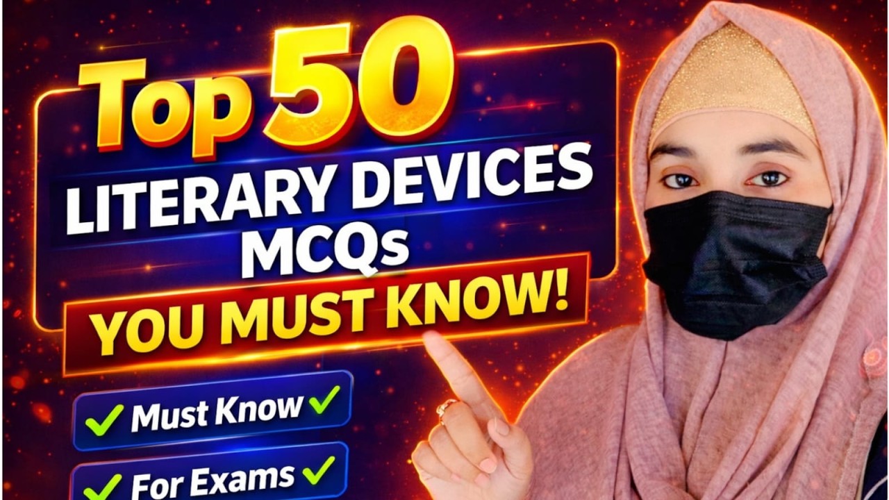 Top 50 MCQs on Literary Devices  |  Most Repeated Questions for Exams#englishliterature