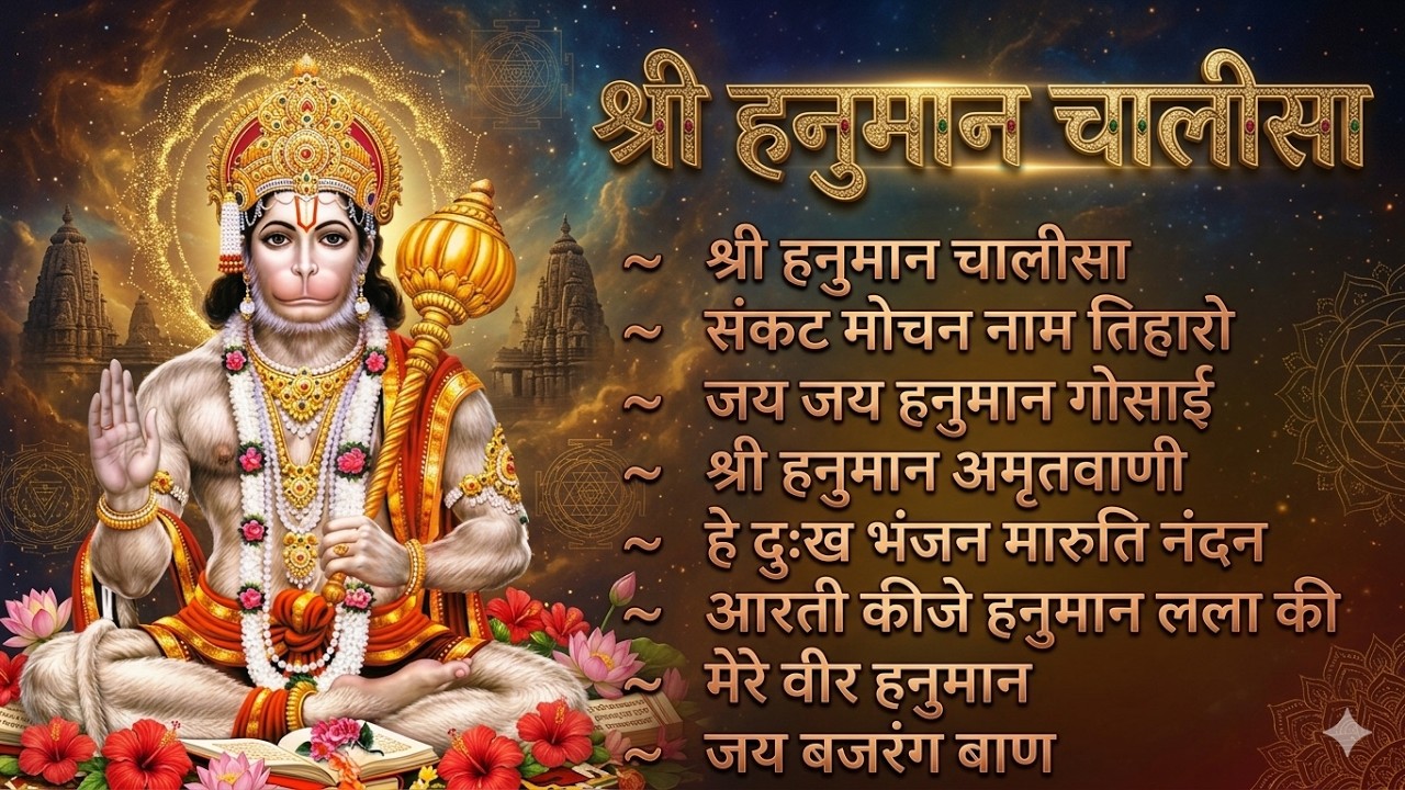 श्री हनुमान चालीसा Hanuman Chalisa I GULSHAN KUMAR I HARIHARAN, Full HD Video, Shree Hanuman Chalisa