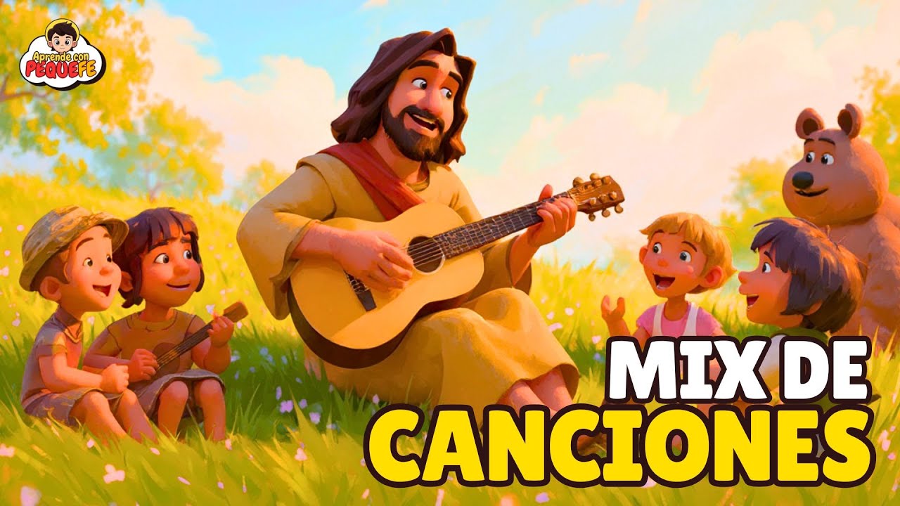 🎶💖 MIX de CANCIONES CATÓLICAS para NIÑOS 🙏 | PequeFe