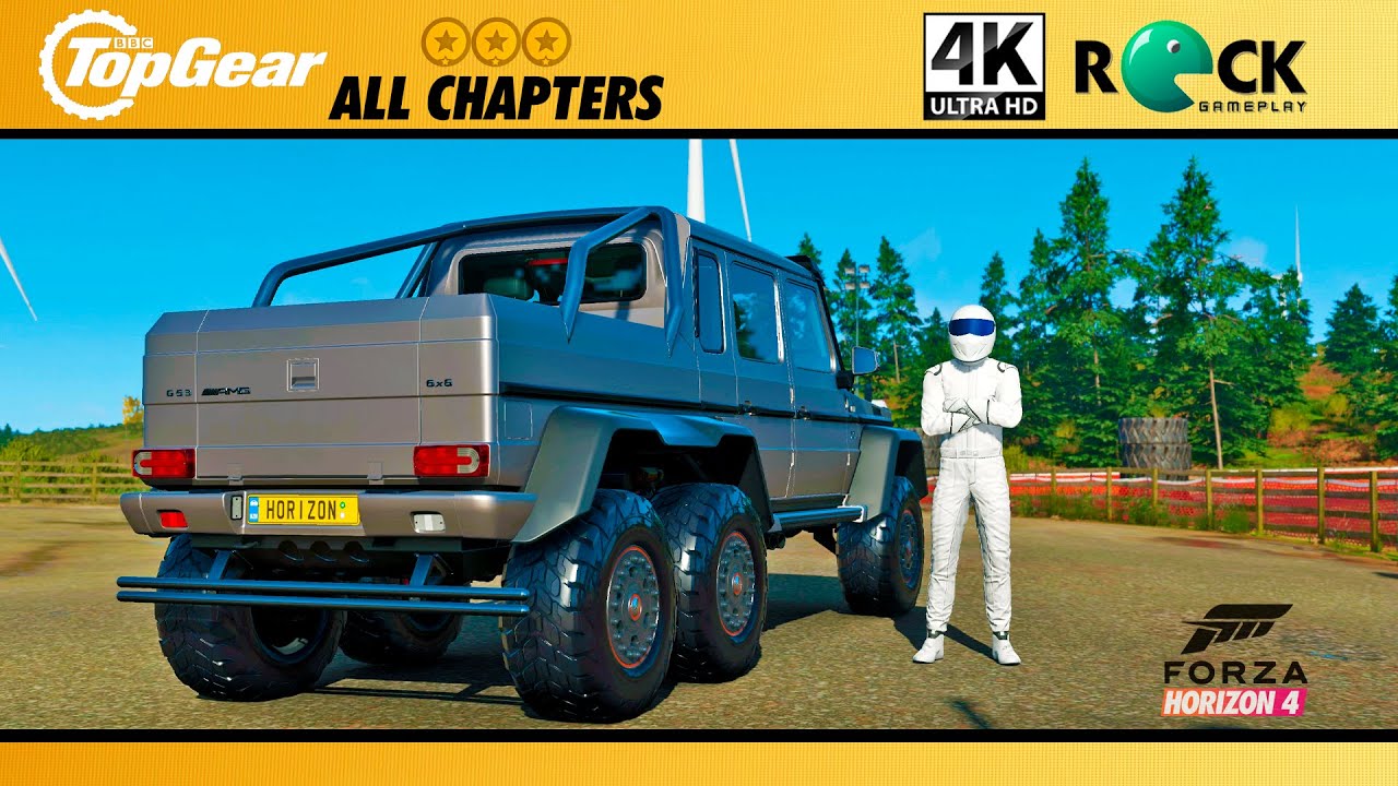 Forza Horizon 4: Top Gear Horizon Special – TODAS AS ESTRELAS! | 4K 60FPS