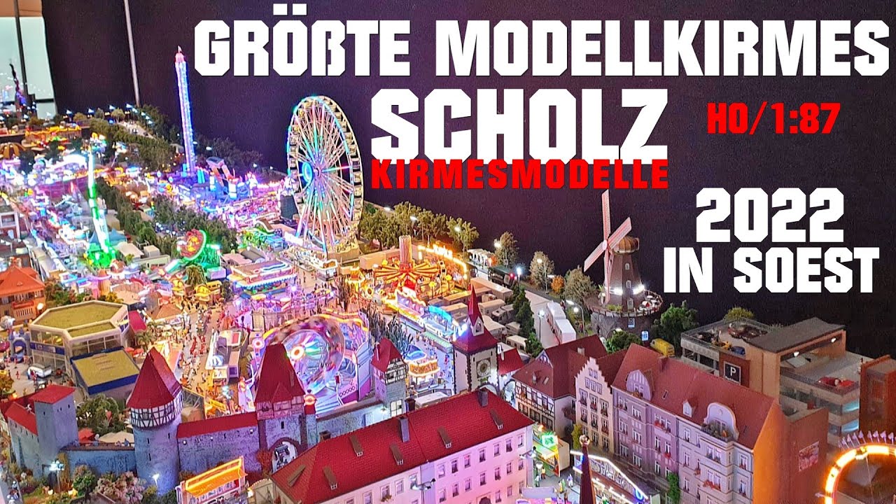 Kirmesmodellbau Scholz 2022 ► Mini Kirmes in H0 auf der Allerheiligenkirmes in Soest │MGX