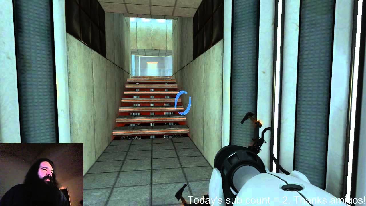 Grumpy No Cigarette First Time Sleepy Playthrough of Portal