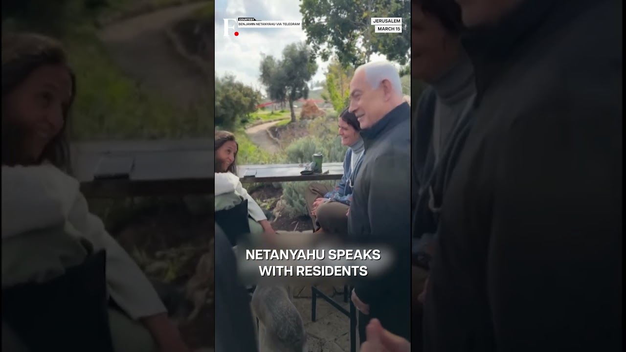 WATCH: Netanyahu's Day Out in Jerusalem After Coffee Run Video | Subscribe to Firstpost | N18G