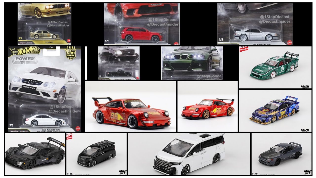 Новая коллекция Hot Wheels Car Culture Mix с BMW M3 в золотой расцветке Chase Gold, анонс предвар...