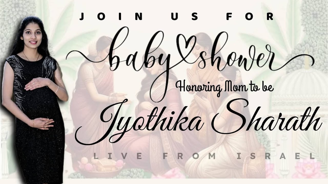 | Baby Shower of Jyothika Sharath || 🔴 LIVE FROM ISRAEL |