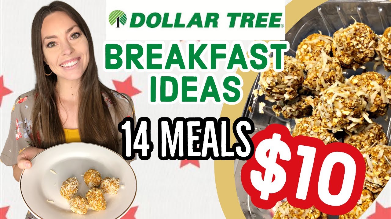 EXTREME BUDGET & EMGERENCY MEAL IDEAS | Dollar Tree Breakfast Ideas | 14 Breakfasts For $10