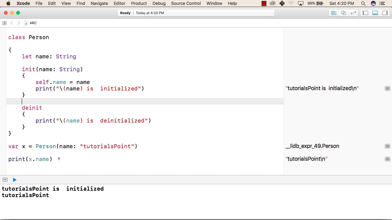 Swift 4 – ARC Overview