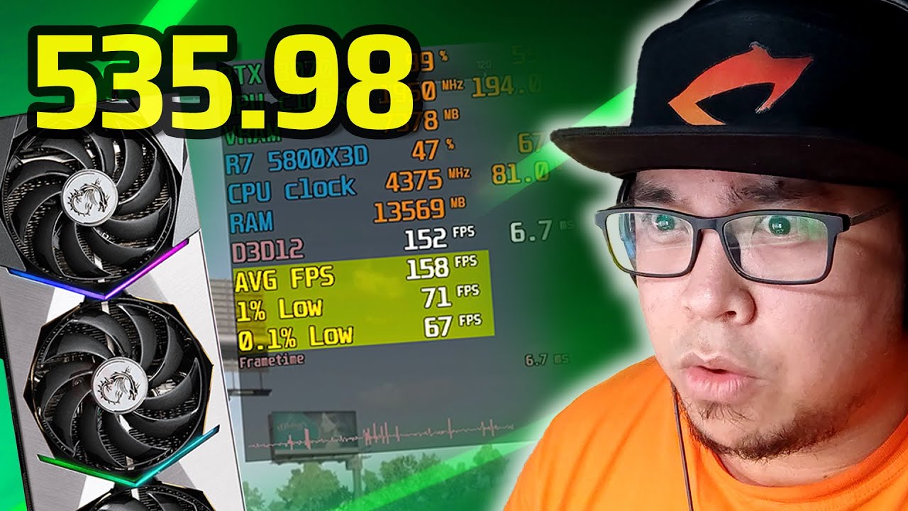 Драйвер Nvidia 535.98. Он ужасен!! (в некоторых играх)