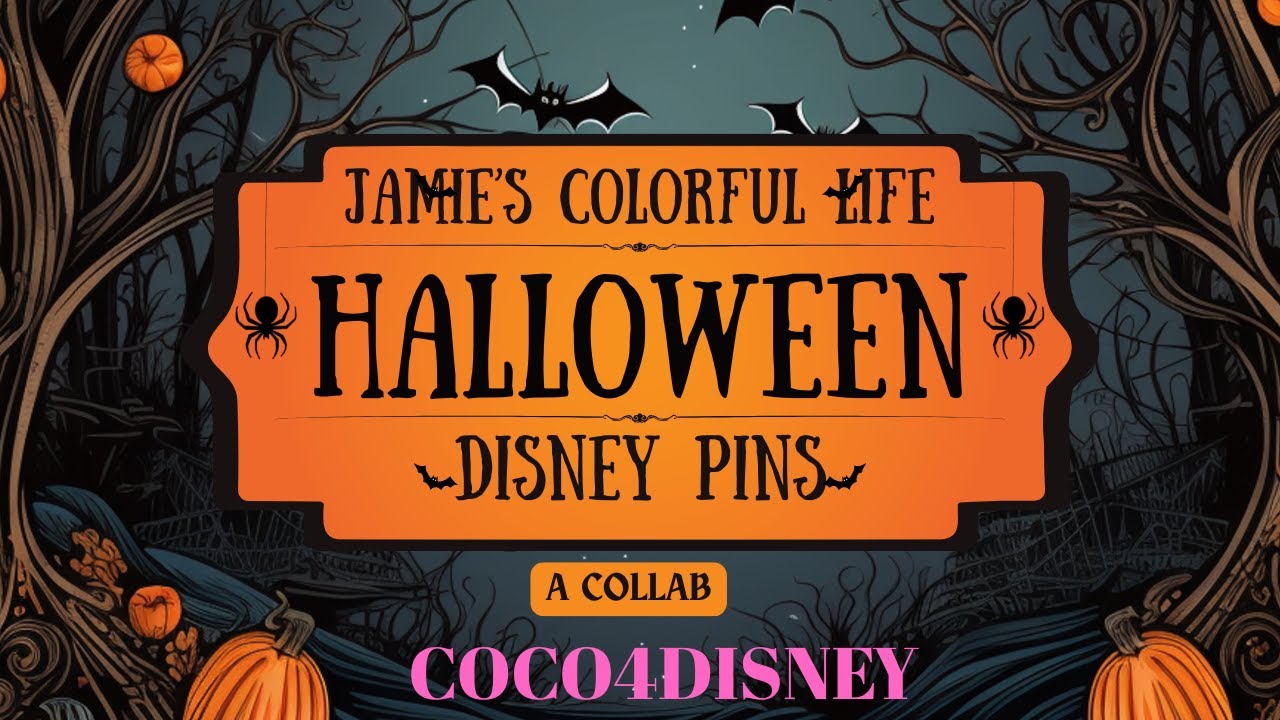 Хэллоуинская коллекция значков Disney от Jamie's Colorful Life