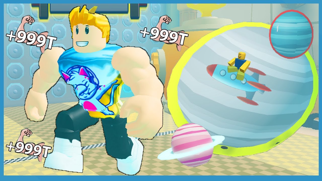 I Became The Strongest Astronaut in Roblox Strongman Simulator
