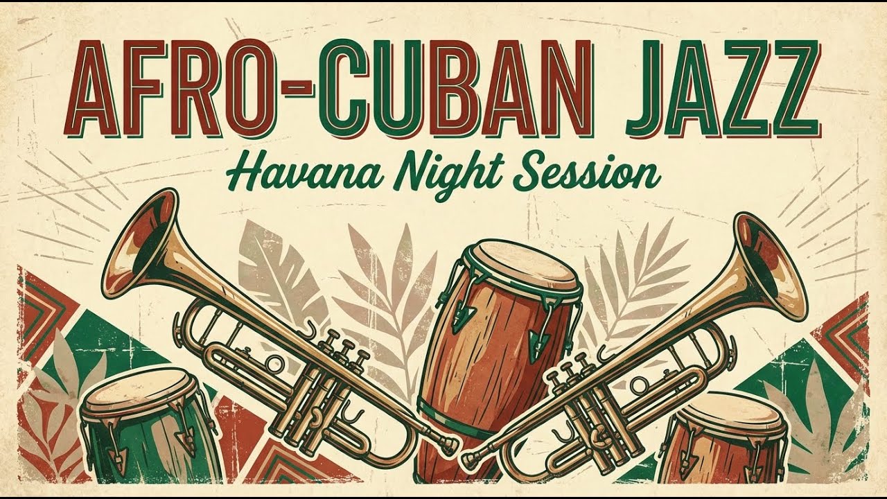 Noche en La Habana 🔥 Smooth Afro-Cuban Jazz (Study Like Crazy)