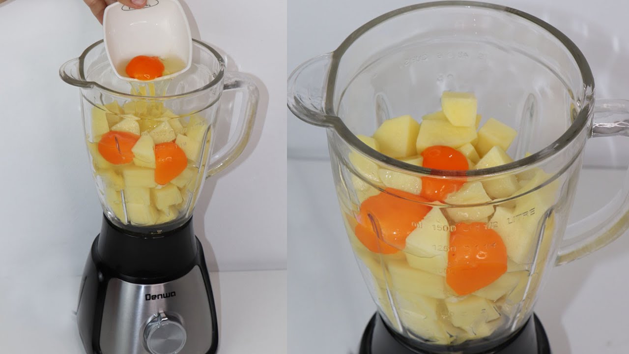 ضاع عمرك وأنت تقلي البطاطس! ديري كلشي في الخلاط وحضيريهم في 10 دقائق وصفة إقتصادية غادي تهانيك...