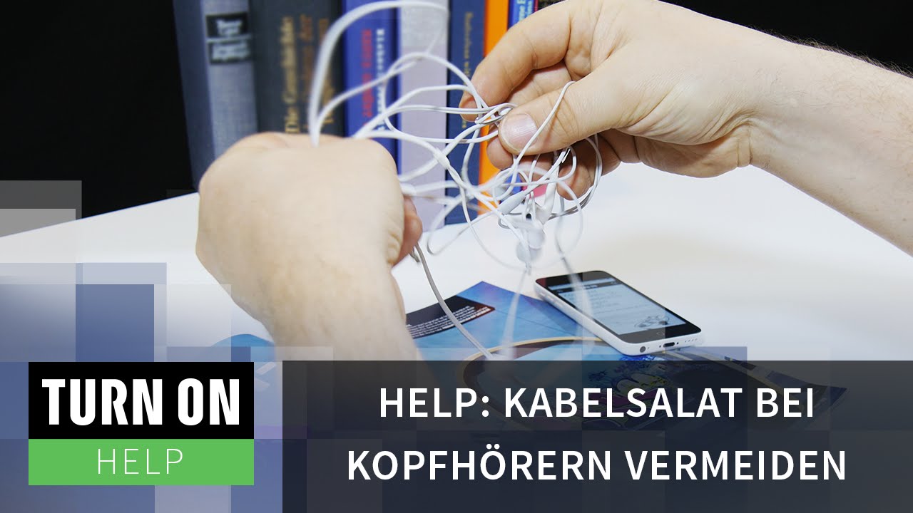 Kabelsalat bei Kopfh&ouml;rern vermeiden - HELP - 4K
