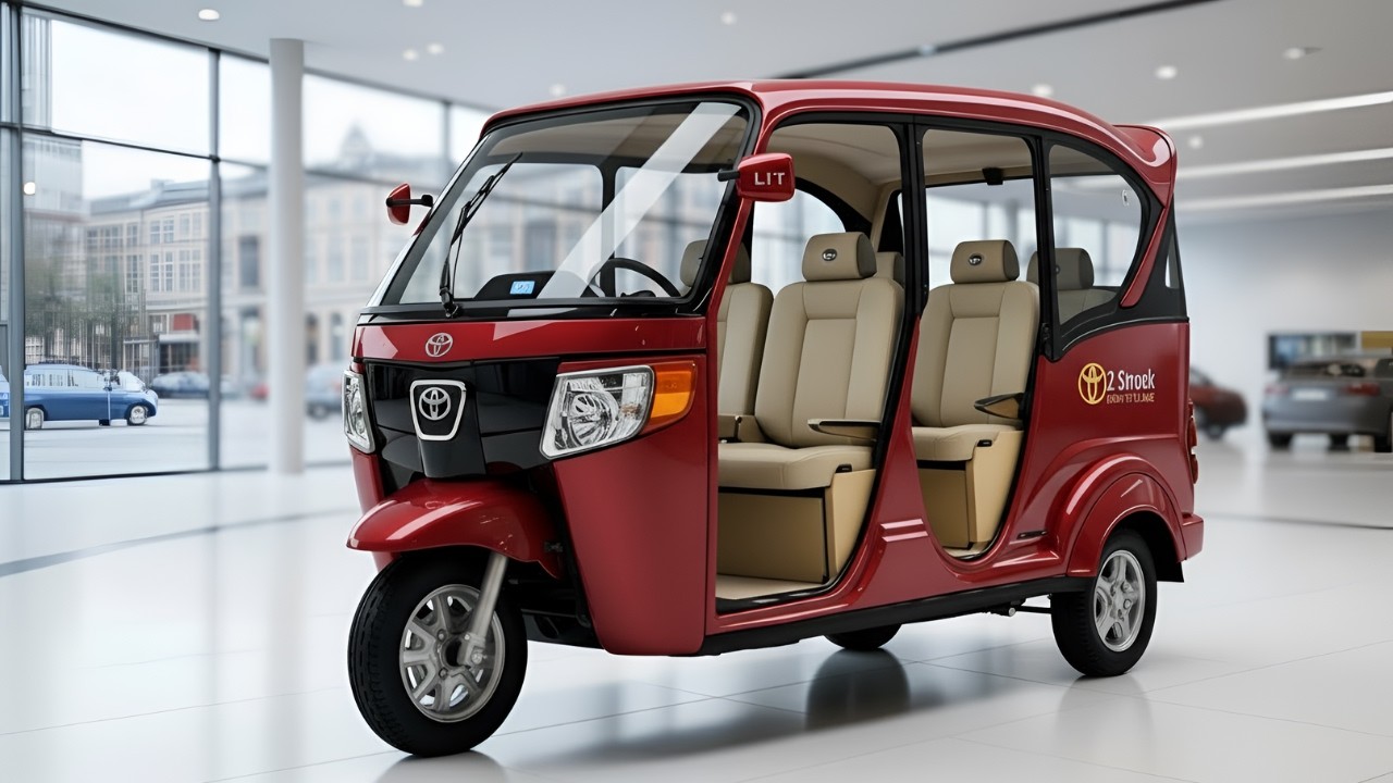 Toyota Rickshaw de 9 Pasajeros 2026 – ¡El Futuro del Transporte Urbano Está Aquí!