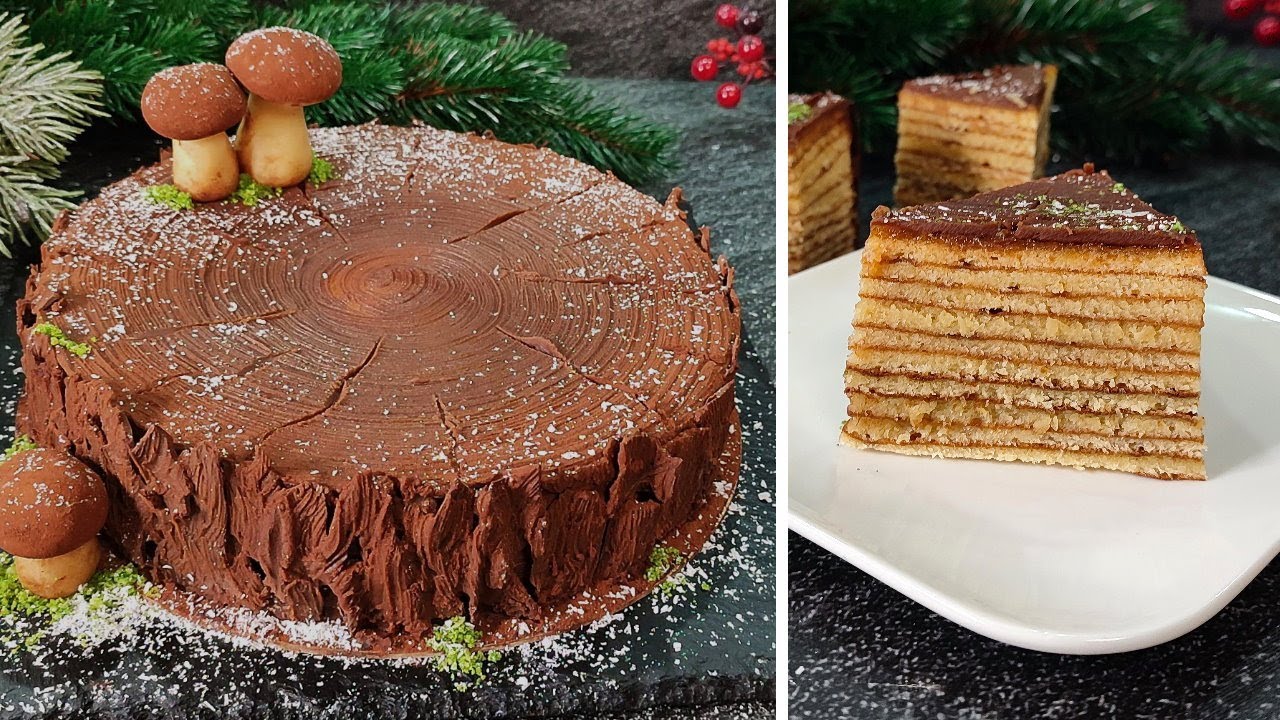 Самый необычный Немецкий пирог БАУМКУХЕН! Идеальный сочный и вкусный! на РОЖДЕСТВО! BAUMKUCHEN