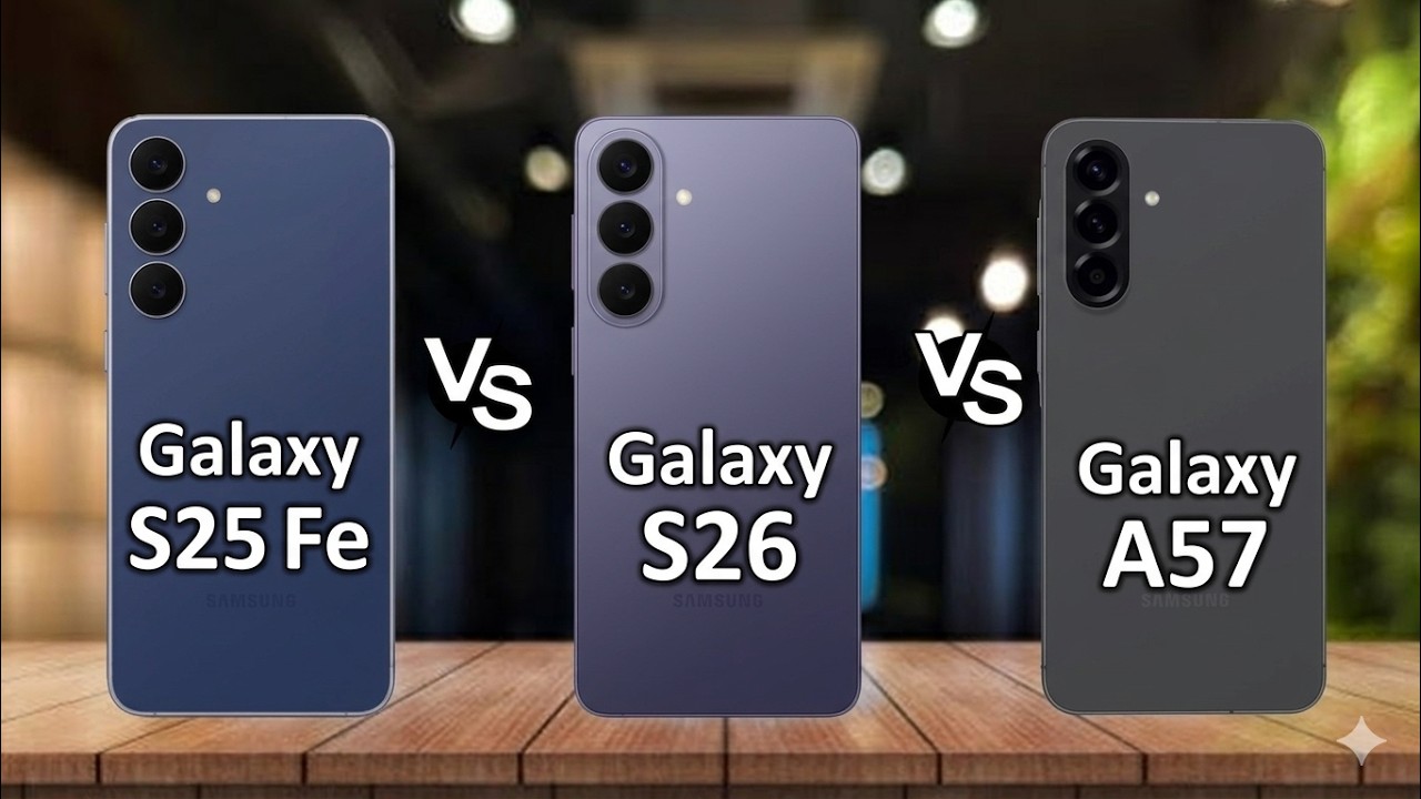 Samsung A57 vs S25 FE vs S26 🔥 Full Comparison | Which One Should You Buy?