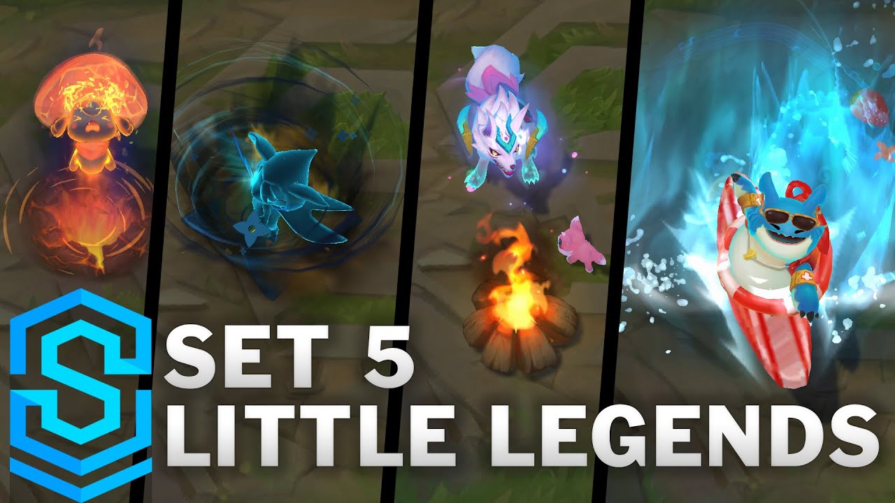 Set 5 Reckoning Little Legends | Fenroar, Nimblefoot, Dowsie, Choncc Variants & Chaos Featherknight