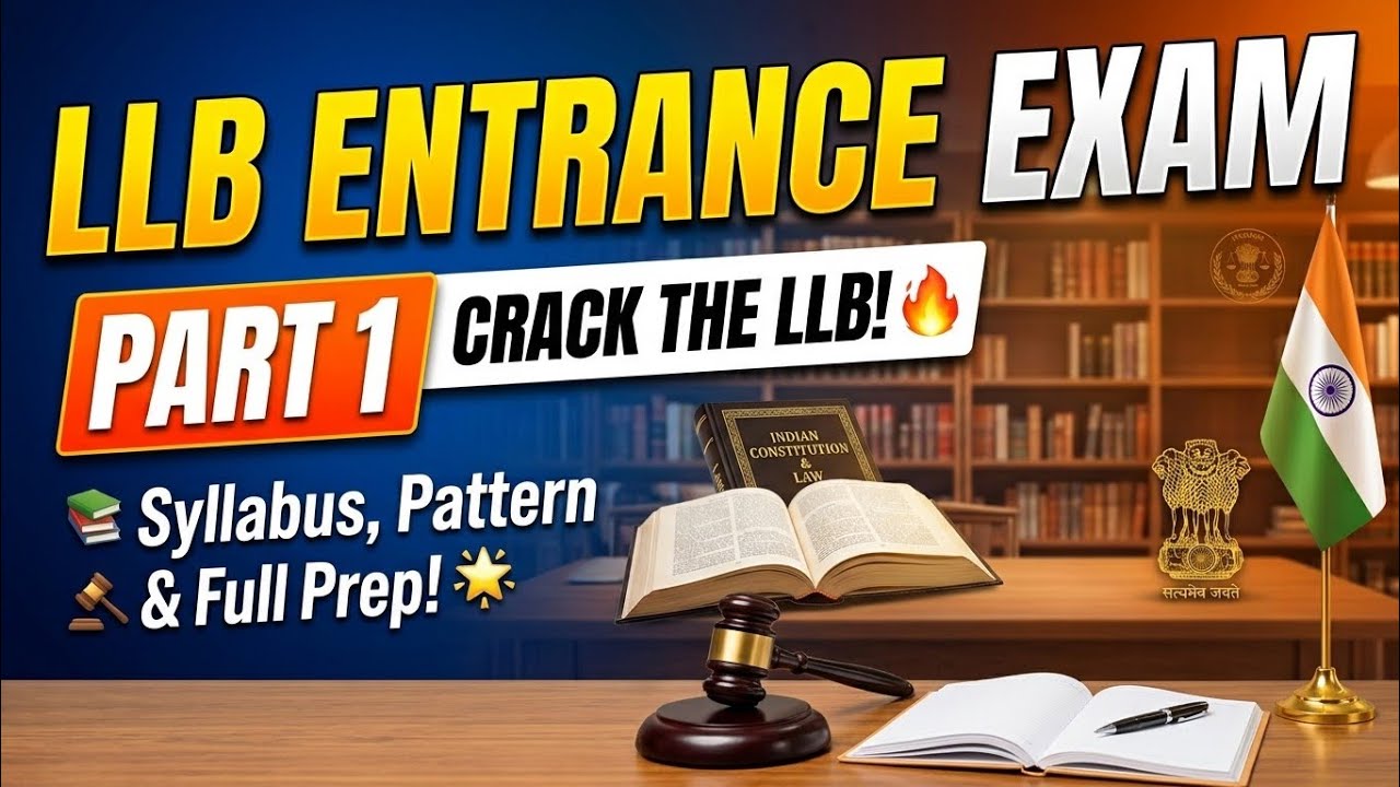 LLB Entrance Exam 2026 Part 1 | Top 100 Important Questions | GJU Moradabad