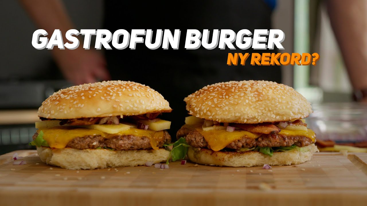 S&aring;dan laver du en verdensklasse cheeseburger- GastroFun