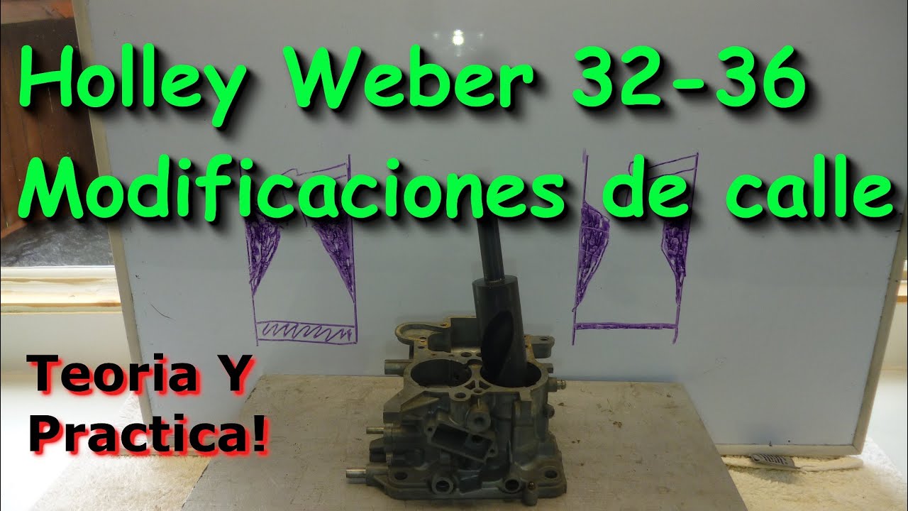 Como maximisar la performance de un Holley Weber 32 36 para uso en calle